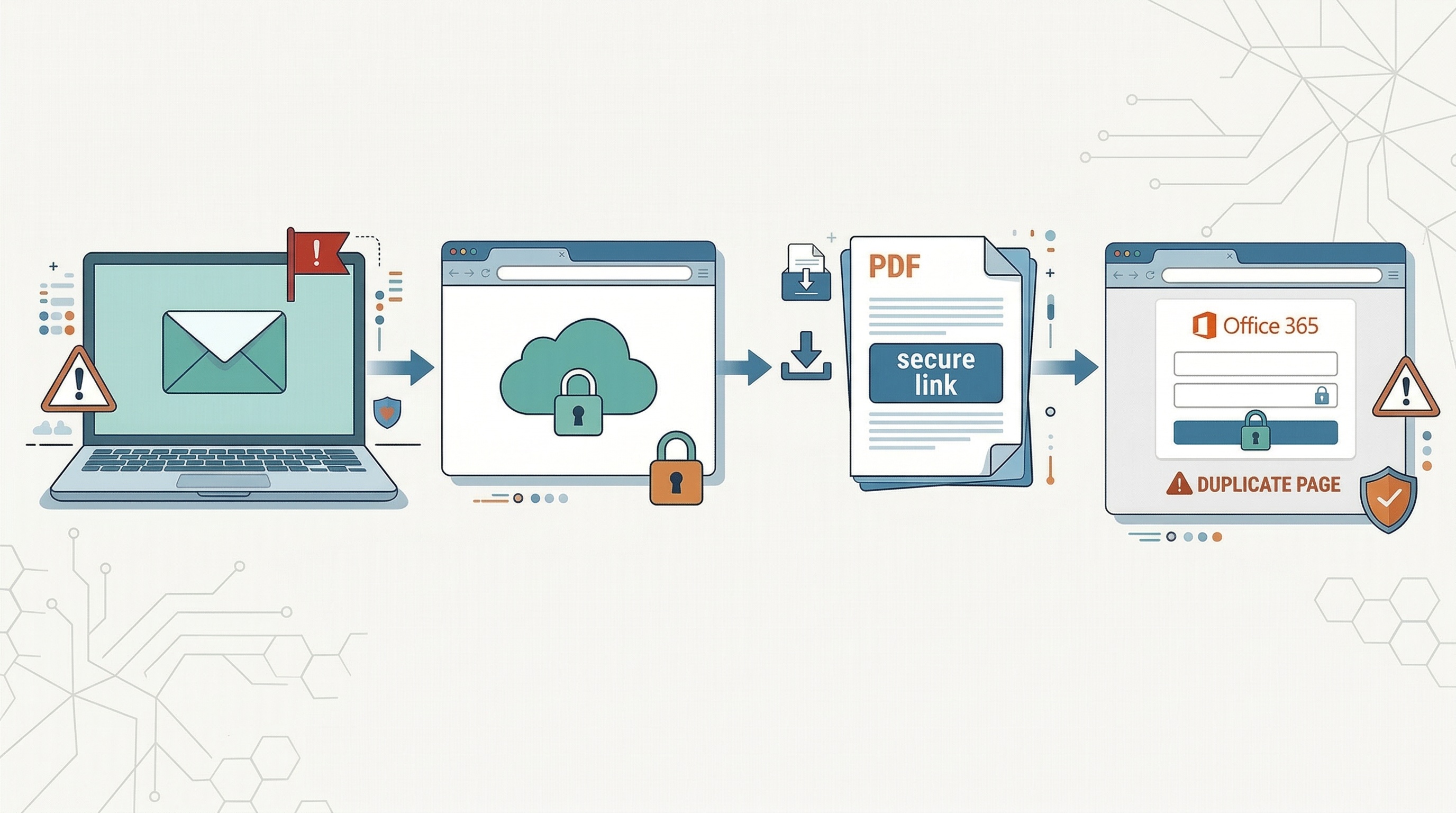 OneDrive Spear Phishing by the Book: How a PDF Stager Breaks the Audit Trail